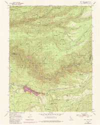Devil Peak 1950 topographic map thumbnail