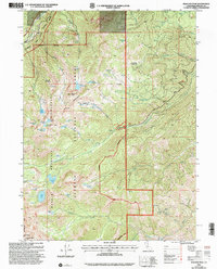 Boulder Peak 2001 topographic map thumbnail