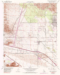 Desert Hot Springs 1955 topographic map thumbnail