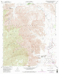 Borrego Palm Canyon 1959 topographic map thumbnail