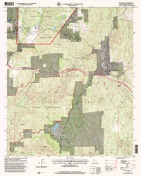 Descanso 1997 topographic map thumbnail