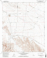 Borrego Mountain SE 1958 topographic map thumbnail
