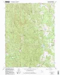 Cahto Peak 1967 topographic map thumbnail