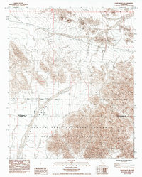 Cadiz Valley SW 1985 topographic map thumbnail