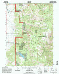 Davis Creek 1993 topographic map thumbnail