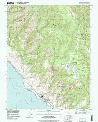 Davenport 1997 topographic map thumbnail