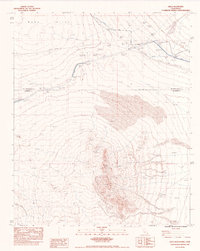 Arica Mountains 1983 topographic map thumbnail