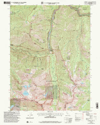 Caribou Lake 2001 topographic map thumbnail