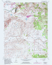 Carbondale 1968 topographic map thumbnail