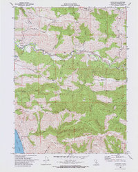 Capetown 1969 topographic map thumbnail