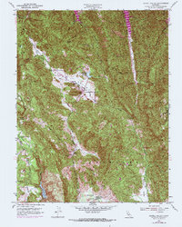Capell Valley 1951 topographic map thumbnail