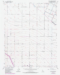 Cantua Creek 1956 topographic map thumbnail