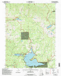 Bucks Lake 1994 topographic map thumbnail
