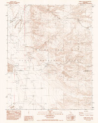 Burro Canyon 1982 topographic map thumbnail