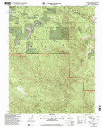 Buckhorn Peak 2001 topographic map preview