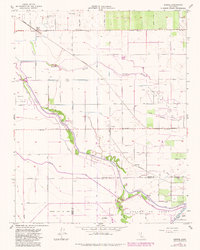 Burrel 1954 topographic map thumbnail