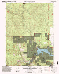 Burney Falls 1995 topographic map thumbnail