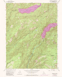 Bunker Hill 1953 topographic map thumbnail