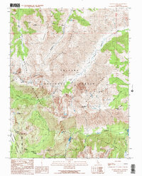 Buckeye Ridge 1990 topographic map thumbnail