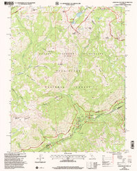Dardanelles Cone 2001 topographic map thumbnail