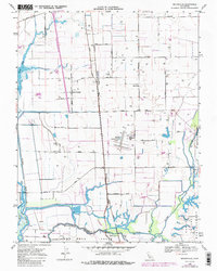 Bruceville 1968 topographic map thumbnail