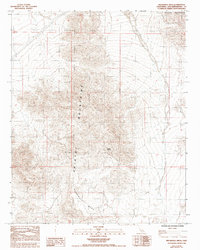 Broadwell Mesa 1985 topographic map thumbnail