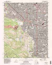 Cupertino 1991 topographic map thumbnail