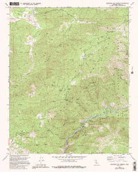 Democrat Hot Springs 1972 topographic map thumbnail