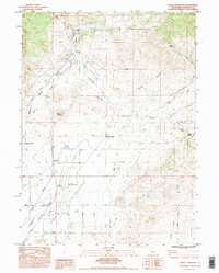 Bogus Mountain 1984 topographic map thumbnail