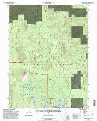 Bogard Buttes 1995 topographic map thumbnail