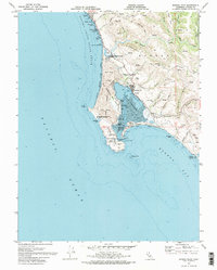 Bodega Head 1972 topographic map thumbnail