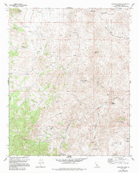 Cross Mountain 1972 topographic map thumbnail