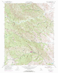 Crevison Peak 1955 topographic map thumbnail