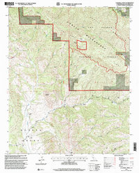 Caldwell Mesa 1995 topographic map thumbnail