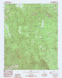 Cannell Peak 1986 topographic map thumbnail