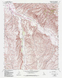 Camatta Canyon 1961 topographic map thumbnail