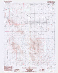 Calvada Springs 1984 topographic map thumbnail