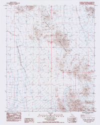 Calumet Mountains 1985 topographic map thumbnail