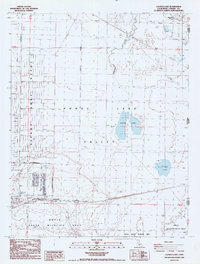 Calneva Lake 1988 topographic map thumbnail