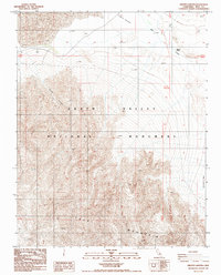 Grotto Canyon 1988 topographic map thumbnail