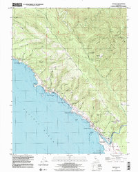 Gualala 1998 topographic map thumbnail