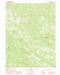Gube Mountain 1991 topographic map thumbnail