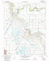 Gustine 1960 topographic map thumbnail