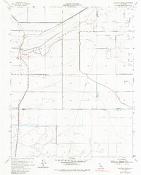 Hacienda Ranch 1954 topographic map thumbnail