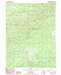 Hagaman Gulch 1985 topographic map thumbnail