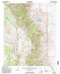 Haiwee Pass 1994 topographic map thumbnail