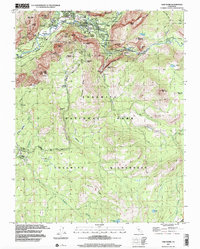 Half Dome 1997 topographic map preview