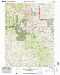 Hall Ridge 1996 topographic map thumbnail