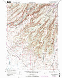 Hamlin Canyon 1951 topographic map thumbnail