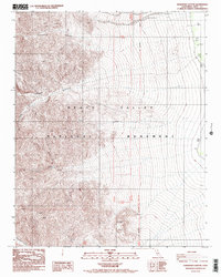 Hanaupah Canyon 1987 topographic map thumbnail